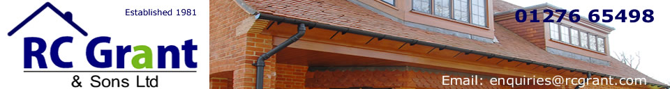 RC Grant & Sons roofline specialists banner